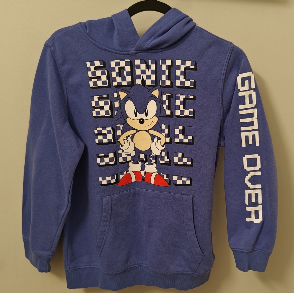 Sonic Royal Stacked Hoodie Size XL EUC